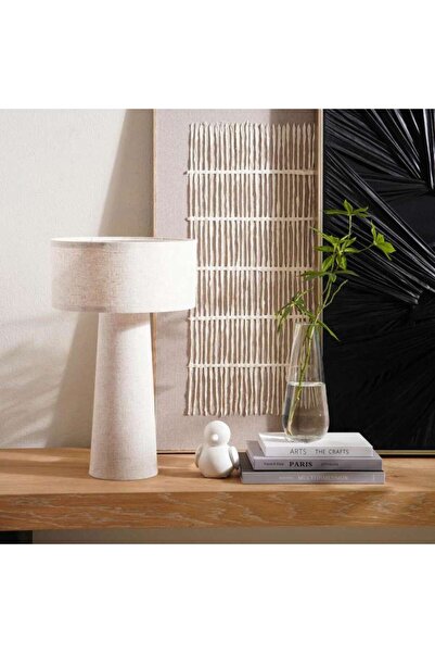 PAN HOME Aegle E27 Table Lamp Dia 30x51cm - Beige