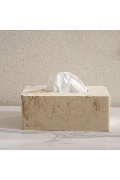 PAN HOME Tabinda Tissue Box Cover 29.5x17.5x9.3cm - Beige