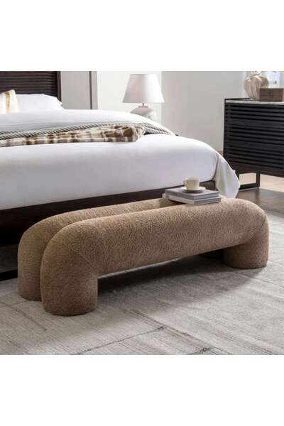 PAN HOME Amasa Bench - بيج