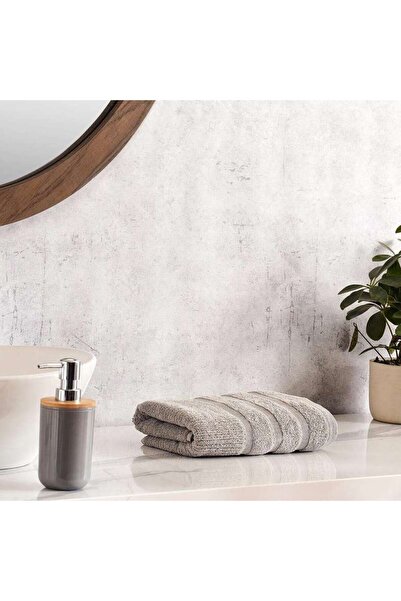 PAN HOME Chicago Textured 650 Gsm Hand Towel 50x90 Cm-frost Grey