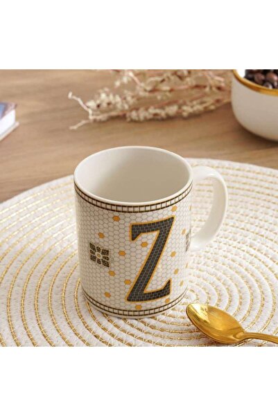 PAN HOME Alphabet Z Mug 300ml -white