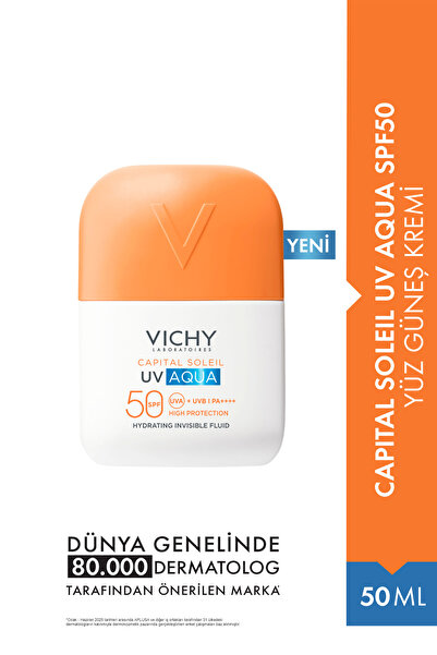 Vichy Capital Soleil Uv Aqua Spf50 Yüz Güneş Kremi 50ml