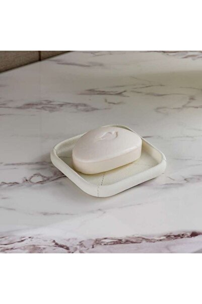 PAN HOME Denver Soap Dish 11.7x1.7x11.7cm - Cream