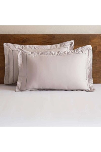 PAN HOME Classic Egyptian 400TC 2-piece Oxford Pillowcase Set 50x75+5cm - Vapour