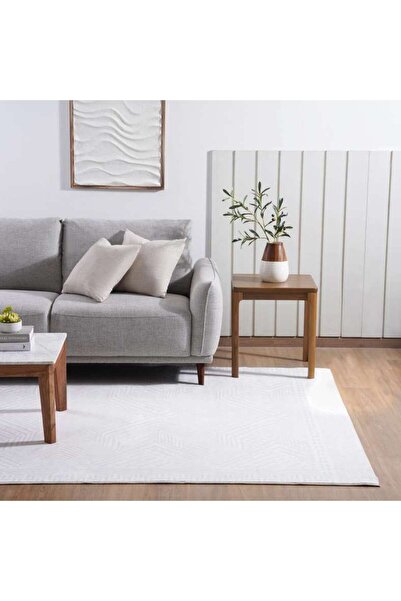 PAN HOME سجادة مطبوعة بنقش الكناري 160×230 سم - بيج