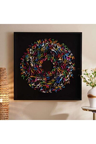 PAN HOME Paramor Shadow Box 120x6x120cm - Multi