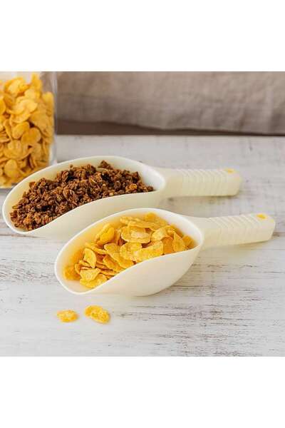 PAN HOME Nouve 2-piece Cereal Shovels - Ivory