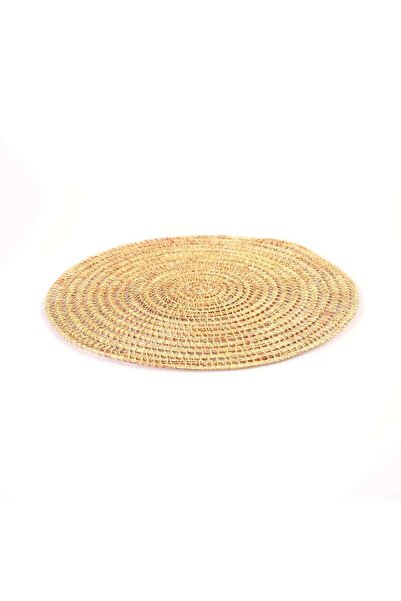 PAN HOME Pritha Round Palm Fibre Place Mat Dia35 - Natural