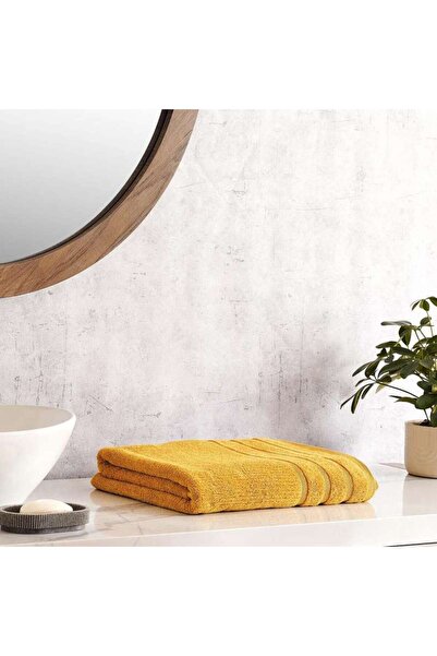 PAN HOME Chicago Textured 650 GSM Bath Sheet 90x150 cm-Dark Horseradish