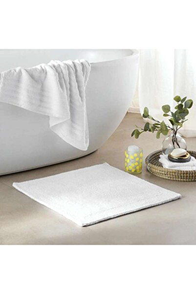 PAN HOME Hydrosoft Reversible Cotton Bathmat 60x60cm - White