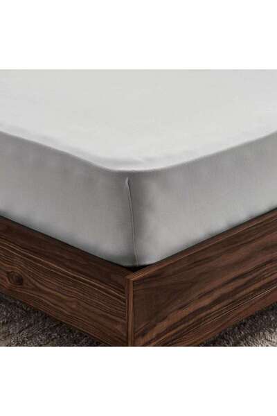 PAN HOME Premium Turkish Cotton Jersey Queen Fitted Sheet 160x200+33cm -light...