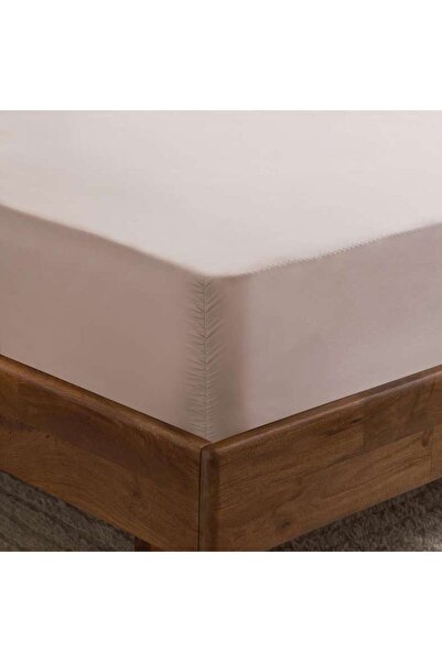 PAN HOME Classic Egyptian 400tc Queen Fitted Sheet 160x200+33cm - Vapour