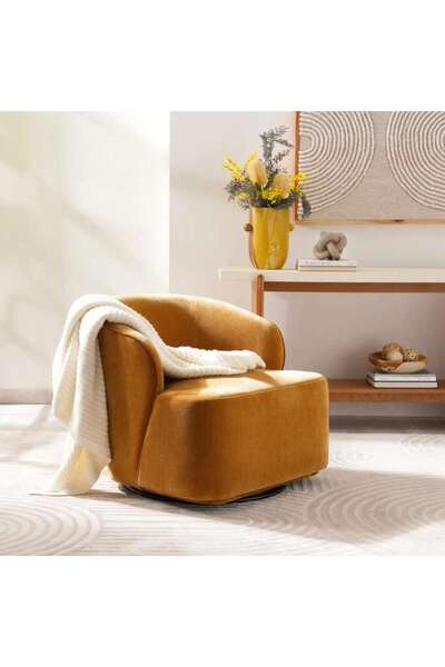PAN HOME Fate Accent Chair -orange