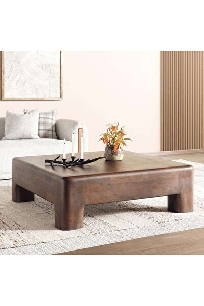 PAN HOME Oregon Coffee Table Wood - Walnut