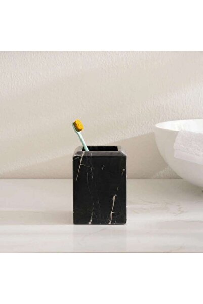 PAN HOME Dragon Marble Tumbler 9.5x9.5x13cm - Black