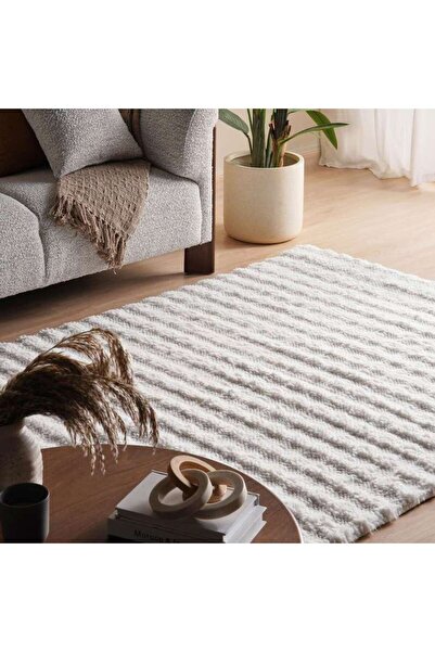 PAN HOME Omega Supersoft Faux Fur Rug 200x300cm - Ivory