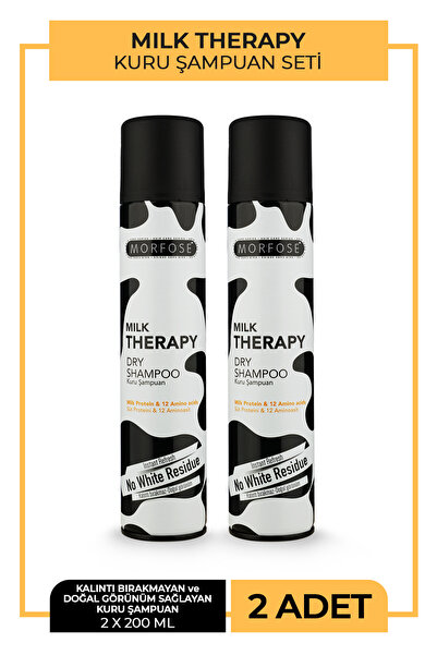 Morfose Milk Therapy Kuru Şampuan 2 li Set