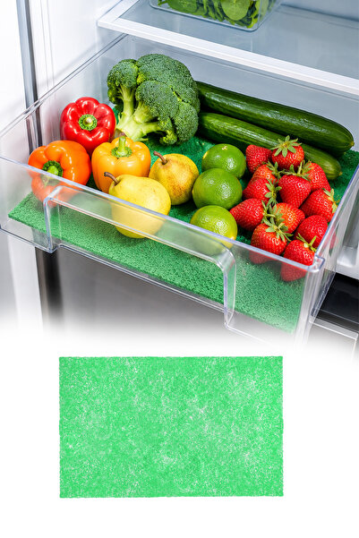 omilife Kesilebilir Buzdolabı Raf Matı Meyve Sebze Nem Küf Önleyici Gıda Koru...