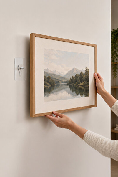omilife 2'li Şeffaf Yapışkanlı Vidalı Çok Amaçlı Duvar Askısı Düzenleyici Askılık 6x6 cm