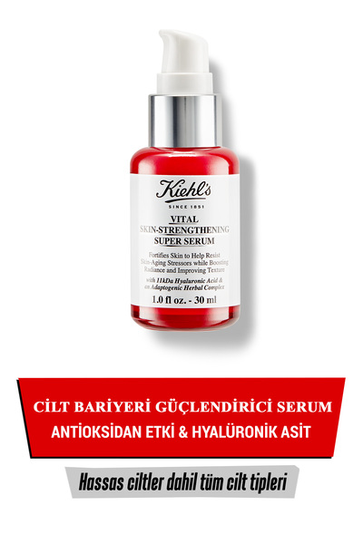 Kiehl's Vital Hyalüronik Asit Içeren Antioksidan Etkili Cilt Güçlendirici Süp...