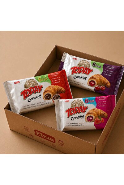 Elvan Today Kruvasan Mix 6 lı (3 Paket)