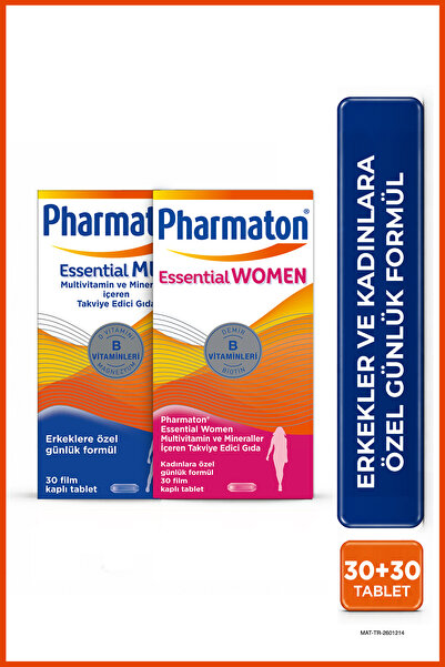 Pharmaton Men & Women 30 Tablet 2'li Paket