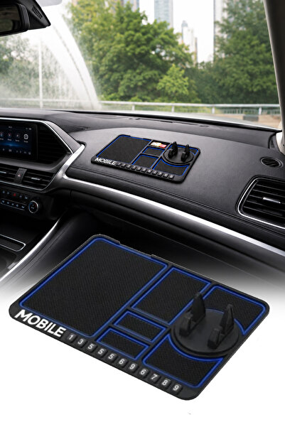 omilife Car Interior Anti-Slip Phone Holder Mat Torpedo Organizer Anti-Slip S...