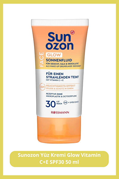 SunOzon Vitamin C+E Glow Face Cream - Spf30 50ml