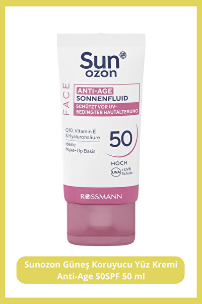 SunOzon SPF50 Sun Cream - Anti-age 50 Ml