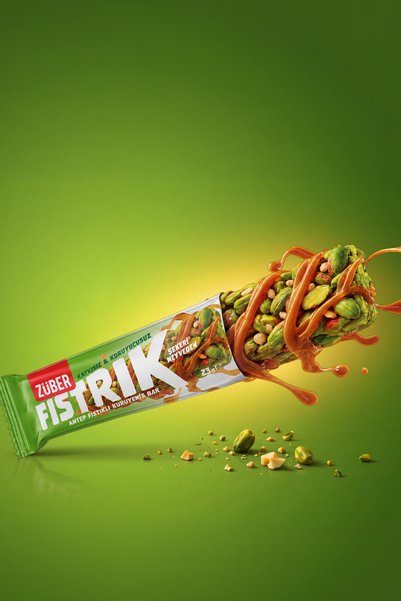 Züber Fıstrık Pistachio Nut Bar 23g X 3 Pieces