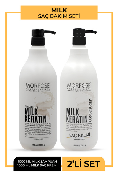 Morfose Milk Keratin Sütü Saç Bakım Seti