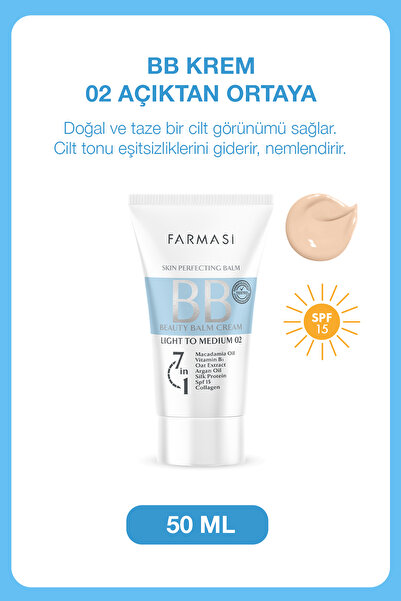 Farmasi BB KREM 02 AÇIKTAN ORTAYA