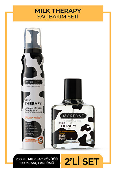 Morfose K-Milk Therapy Saç Köpüğü 200 ml + Milk Therapy Saç Parfümü 100 ml