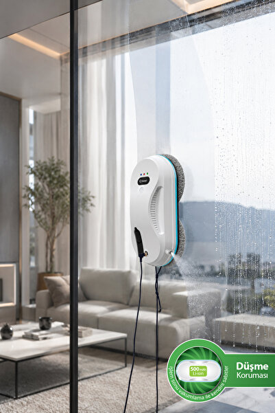 Kiwi Kwc-7130 Uzaktan Kumandalı Sıvı Püskürtmeli Cam Silme Robotu