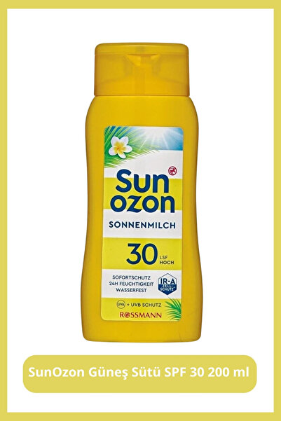 SunOzon Güneş Sütü Spf30 200 Ml
