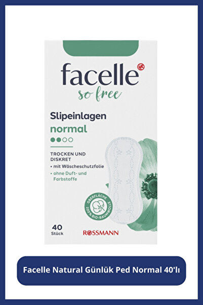 Facelle Natural Günlük Ped Normal 40'lı