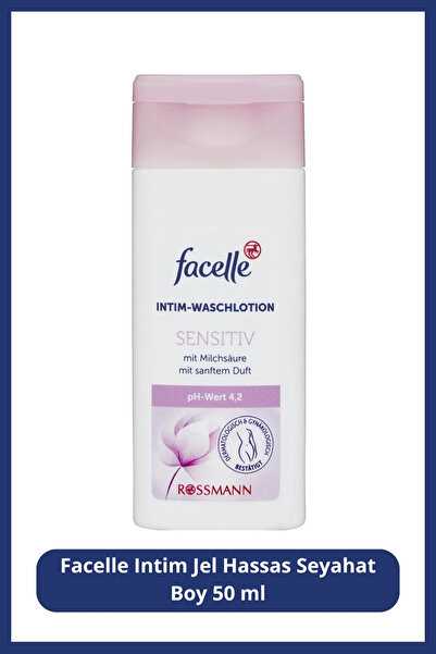 Facelle - Intim Jel Hassas - Seyahat Boy - 50 ml