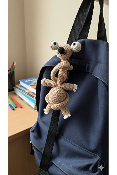 tasarım my home Buz devri Sid oyuncak amigurumi canta direksiyon dikiz ayna s...