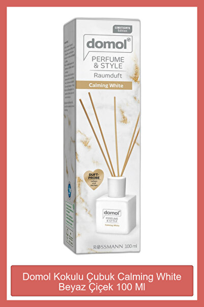 DOMOL Kokulu Çubuk Calming White Beyaz Çiçek 100 Ml