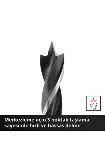 Einhell S-CASE Ahşap delme uç seti 10 parça - 49108733