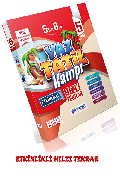 paraf yayınları 5. Sınıf Etkinlikli Yaz Tatil Kitabı (2026) / Yanıt Yayınları...