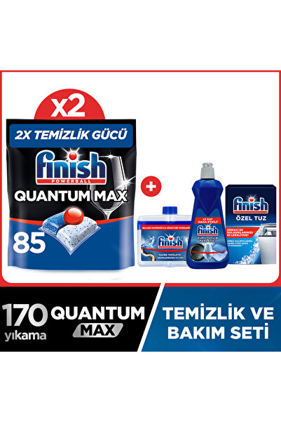 Finish Ultimate Dishwasher Detergent Capsule Tablet 170 Pieces (85 X 2) + Cle...