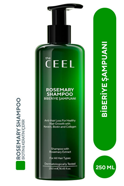 The Ceel Biberiye Saç Bakım Şampuanı | Keratin, Biotin, Hidrolize Kolajen Özü...
