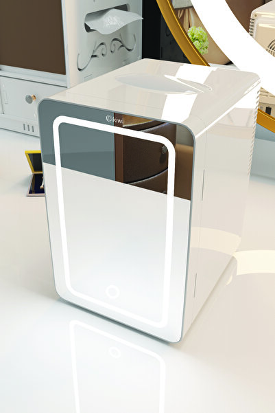 Kiwi Led Işıklı Taşınabilir Soğuk Ayarlı Kozmetik Mini Buzdolabı KRF-2505