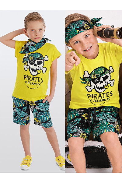 MSHB&G Set bandana tricou pentru băiat Hawaii