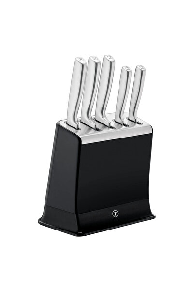 TEFAL طقم سكاكين 5 قطع مع مبراة EverSharp K2976S04