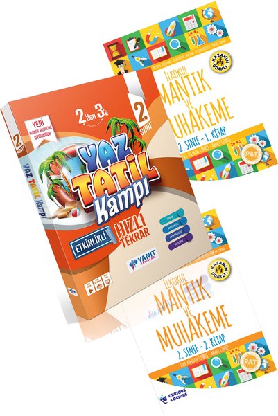 Yanıt Yayınları 2. Sınıf Yaz Tatil Kampı + Pat Mantık ve Muhakeme Seti