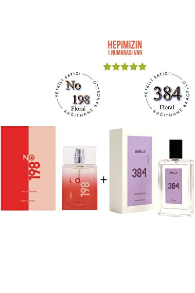 Bargello No: 198 + 384 Kadın Parfüm Edp 50 ml Floral - Mnms198384