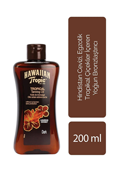 Hawaiian Tropic Coconut Bronzlaştırıcı Vücut Yağı 200 ml