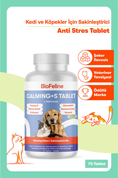 BioFeline Stres, Kaygı ve Huzursuzluk Azaltıcı Kedi ve Köpekler İçin Sakinleş...